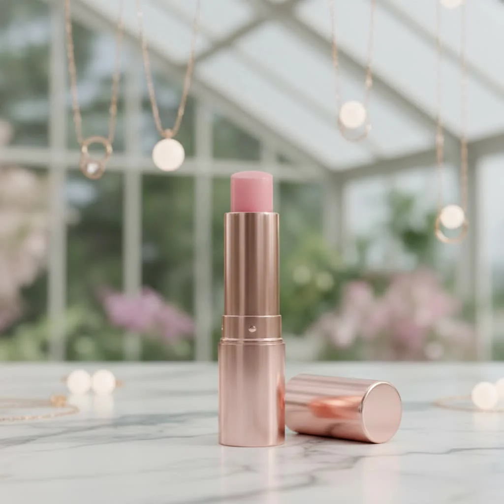 Lip glow color reviver balm on lips